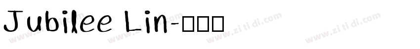 Jubilee Lin字体转换